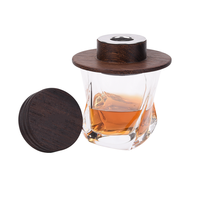 Cheminée à fumée pour cocktails en bois multi-variétés, écologique et de haute qualité, pour les passionnés de whisky et de cocktails