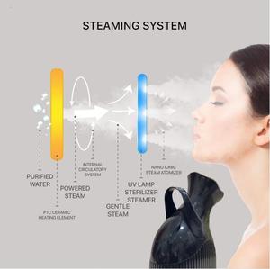 Konka — appareil de vapeur pour le <span class=keywords><strong>visage</strong></span>, support noir en or, produits de <span class=keywords><strong>Sauna</strong></span> noir, vapeur ionique - Product Image 3