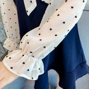 Polka Dot chicas de Otoño de manga larga ropa de los niños vestido de bebé niña vestidos de fiesta de cumpleaños - Product Image 4