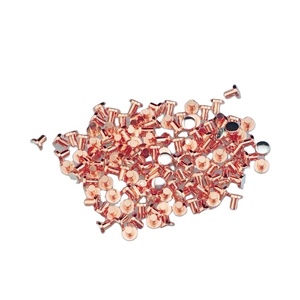 Gran oferta, remaches de cabeza redonda de latón hueco y semihueco, contactos eléctricos y materiales de contacto - Product Image 4