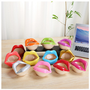 Cendrier à lèvres mignon en céramique 2023 Aliexpress, Design créatif, <span class=keywords><strong>jardinière</strong></span> <span class=keywords><strong>Sexy</strong></span>, Pots de fleurs, décoration de bureau, Offre Spéciale - Product Image 2