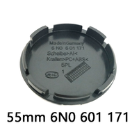 Tapas Centrales para Ruedas de Coche de 55mm, 56mm, 60mm, 63mm, 65mm para VW Golf, Passat, Jetta, Beetle, CC, Bora, Polo, Touareg, Tiguan
