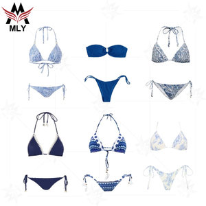 Vente en gros de papier peint personnalisé pour femmes, européen, sexy, fille, bikini, maillot de bain de grande taille - Product Image 6