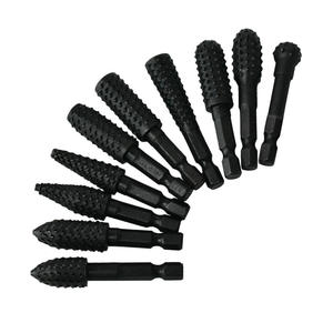 Fraise rotative pour le travail du bois avec tige hexagonale, ensemble de têtes de ponçage rotatives électriques, outil de débavurage et de polissage pour la sculpture sur bois - Product Image 4