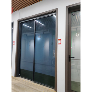 Puerta Corredera de Vidrio Templado de Seguridad Personalizada con Recubrimiento de Polvo de Aleación de Aluminio Coastal Frontier, Aislamiento Térmico para Dormitorio y Exteriores - Product Image 4