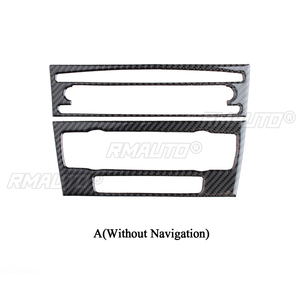 For BMW 3 Series E90/92/93 Air Conditioning <b>CD</b> Panel Decoration <b>Frame</b> Carbon Fiber Sticker Car Navigation <b>Frame</b> Car Sticker - Product Image 5