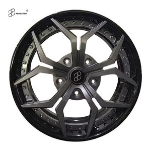 Pengzhen Vente chaude Jantes forgées noir brillant gris foncé <span class=keywords><strong>centre</strong></span> 16 17 18 pouces 5x108 pour <span class=keywords><strong>Ford</strong></span> <span class=keywords><strong>Focus</strong></span> - Product Image 1