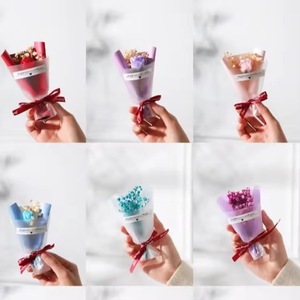 Bouquet Mini di <span class=keywords><strong>Fiori</strong></span> Secchi Direttamente dalla Fabbrica, Bouquet Souvenir, Diffusore per Auto, Fragranza, <span class=keywords><strong>Fiori</strong></span> Artificiali a Basso Prezzo - Product Image 6