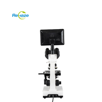 REHAZE XSP100SM 7-inch LCD Display 40X-2000X Digital Petrographic Polarizing Microscope Manual Focus Binocular Type IP55 Rated