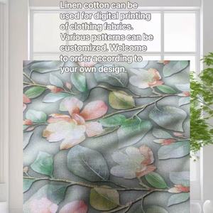 Tela <span class=keywords><strong>de</strong></span> Lino y Algodón con Diseño <span class=keywords><strong>de</strong></span> Dibujos Animados <span class=keywords><strong>de</strong></span> Princesa Orgánica, Impresión Digital, 30% Lino, 70% Algodón para Ropa, Venta Directa <span class=keywords><strong>de</strong></span> Fábrica - Product Image 3