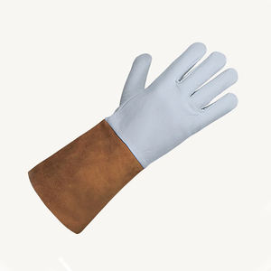 Heavy Duty Cowhide Leather <b>Tig</b> <b>Welding</b> <b>Gloves</b> Mig <b>Welding</b> <b>Gloves</b> Heat Resistant Industrial Long Cuff Safety <b>Gloves</b> - Product Image 4