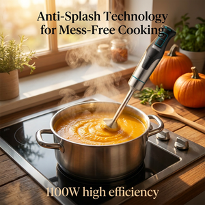 <span class=keywords><strong>Mixeur</strong></span> Plongeant 4-en-1 Essentiel pour la Cuisine, en Acier Inoxydable, <span class=keywords><strong>avec</strong></span> Fouet à Œufs et Tasse à Mesurer 800ML - Product Image 5