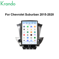 Écran vertical Tesla de 14,5 pouces pour Chevrolet Suburban 2015-2020, autoradio Android, stéréo de voiture, CarPlay sans fil, GPS