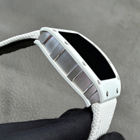 Nouvelle montre pour homme 5501 en fibre de carbone, à remontage manuel, cadran squelette transparent, ultra-légère, sport et affaires
