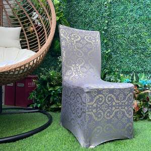 Miễn Phí Mẫu Giá Rẻ Ăn Uống Ghế Bao Gồm Với Thanh Lịch In Mô Hình Cho Đám Cưới Và Khách Sạn Rts Spandex Ghế Bao Gồm - Product Image 6