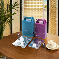 Boîte à café en papier kraft AT PACK 1L 3L 5L SA UAE BIB, sachet de café jetable avec valve et distributeur de liquide