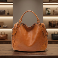Tas Tangan Wanita Kulit Asli, Tali Selempang, Ritsleting, Tahan Lama, Ringan, Anti Air, Kapasitas Besar 3L+