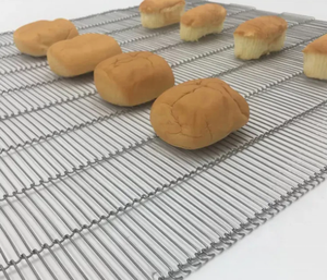 Kızartma soğutma bandı pişirmek için yassı paslanmaz çelik esnek konveyör bant - Product Image 6