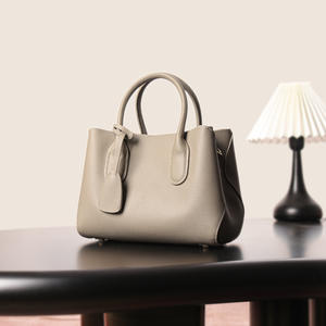 Nouveau Niche Design Femmes En Cuir Véritable Grande Capacité Commutation <span class=keywords><strong>Sac</strong></span> À Main À Glissière Toutes Saisons <span class=keywords><strong>Sac</strong></span> À Bandoulière - Product Image 2
