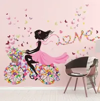 Autocollant mural amovible auto-adhésif personnalisé pour chambre d'enfant, thème de rêve, PVC, étoile étanche, autocollant mural pour décoration intérieure