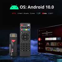 Clé TV M96 4K la moins chère de 2023, Android 10, système d'exploitation ATV, dongle TV portable, 2 Go de RAM, 16 Go de ROM, décodeur IPTV, boîtier TV intelligent 4K, Fire Stick