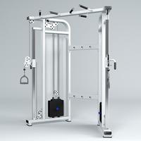 SK Promotion : Station de musculation multifonctionnelle professionnelle avec Crossover à câbles et Smith Machine pour le renforcement des dos et des jambes