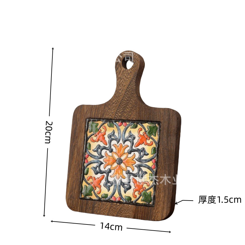 Eight styles of re-fired color
