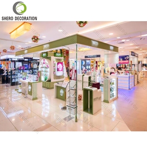 Soporte de escaparate de luz LED estilo <span class=keywords><strong>Pinky</strong></span> personalizado, Material de hierro de madera maciza de Metal MDF para centro comercial, <span class=keywords><strong>tienda</strong></span> minorista, Perfume - Product Image 4