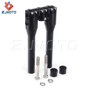 สไตล์คลับ1 "25มม. แฮนด์บาร์10" + 1 "เพิ่มขึ้นสำหรับ Harley Dyna Street BOB fxbb Sportster XL ซอฟต์เทลแฮนด์ตรง - Product Image 3