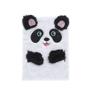 Carnet A5 à feuilles mobiles avec couverture en peluche imprimée arc-en-ciel pour filles, enfants, cadeau - Product Image 3