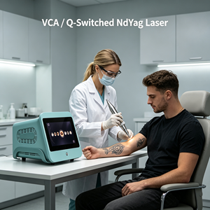 Appareil portable de suppression de tatouages au laser Nd:YAG <span class=keywords><strong>Q</strong></span>-Switched VCA LASER avec garantie de 3 ans - Product Image 3