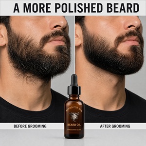 Olio e Cera per Barba da Uomo Idratante di Alta Qualità, Prodotto a Marchio Privato in Promozione - Product Image 5