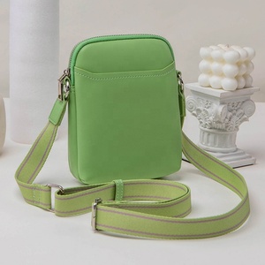 Wholesale Vegan Leather Wallet Phone Case Cover Wide Strap Crossbody Bag for iPhone 15/14/13 - Product Image 4