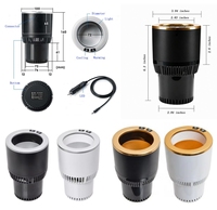 Refroidisseur et chauffe-boissons portable 12V pour voiture, 2 en 1, avec contrôle de la température, pour la maison, le bureau et le véhicule