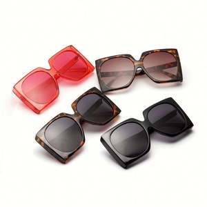 Lunettes de soleil pour femmes, mode 2020, luxe rétro, grande monture, lunettes de soleil léopard, UV400, lunettes de soleil carrées surdimensionnées - Product Image 6