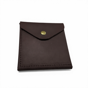 Vintage Leather Bifold <b>Wallet</b> Slim <b>Card</b> Case With Coin Pocket Men's Genuine Leather <b>Wallet</b> Custom Logo <b>Wallet</b> <b>For</b> Men - Product Image 2