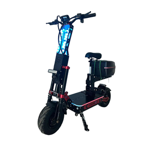 150mm Fork Open Size E-Scooter Parts 13/14 Inch Geofought R8 Foldable Electric Scooter <b>Frame</b> with Hydraulic Shock Suspension - Product Image 3