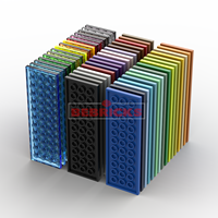 BEBRICKS Série de pièces de construction 3029 Plaque 4x12 Blocs de construction Jouet Pièce de base MOC Ensemble de plaques pour garçons et filles Créer