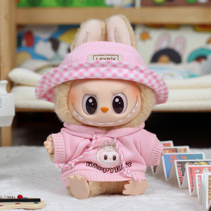 Conjunto de Ropa para Muñeca Labubu, Sudadera con Diseño de Conejo Gris, para Niños de 8 a 13 Años, Accesorios de Peluche Unisex - Product Image 3
