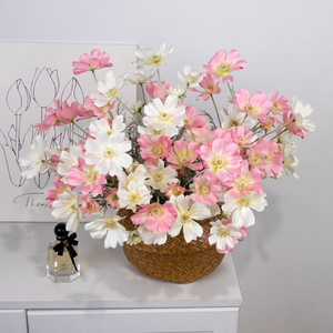 Factory Wholesale 17 colors Decorative Coreopsis Silk Artificial Flowers <strong>Calliopsis</strong> Lifelike Cosmos for Home Decor Mother's Day - Product Image 2