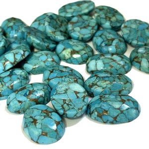 خرز مجوهرات 13×18 ملم للبيع بالجملة، كابوشون من الفيروز النحاسي الأخضر، خرز كريستال للمجوهرات والحرف اليدوية - Product Image 6