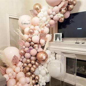 Ballons de décoration de fête pour premier <span class=keywords><strong>anniversaire</strong></span> de bébé de qualité supérieure ensemble de ballons dorés rose <span class=keywords><strong>beige</strong></span> - Product Image 2