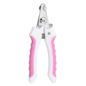 Cortauñas Profesional para Perros y Gatos, con Logotipo Personalizado, de Acero Inoxidable, con Lima de Uñas de Plástico para Baño - Product Image 1
