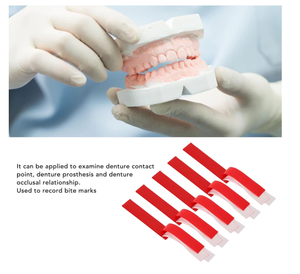 Monouso doppio lato occlusale articolare dentale in rosso e blu prodotto di bellezza e cura personale - Product Image 6