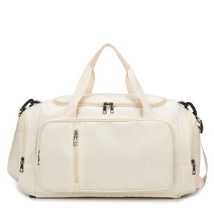 <b>Large</b> Capacity Fashionable Polyester Oxford Single Shoulder Crossbody <b>Backpack</b> Zipper Independent Shoe Compartment Dry Wet - Product Image 4