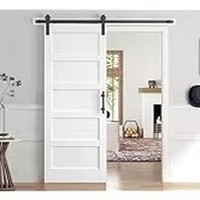 Portes coulissantes d'entrée intérieures en bois massif au design moderne, personnalisées, avec surface finie pour appartement