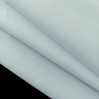 Muslim mens thobe jubah Arab poliester viscose 190-220g/M putih dicelup warna kain untuk Dubai