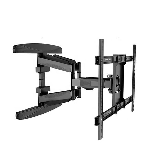JIANGHAO 6-Arm Steel TV Rack Stand 767-L600 Full Motion Wall Mount with Swivel for 40"-75" LCD TVs Custom Design