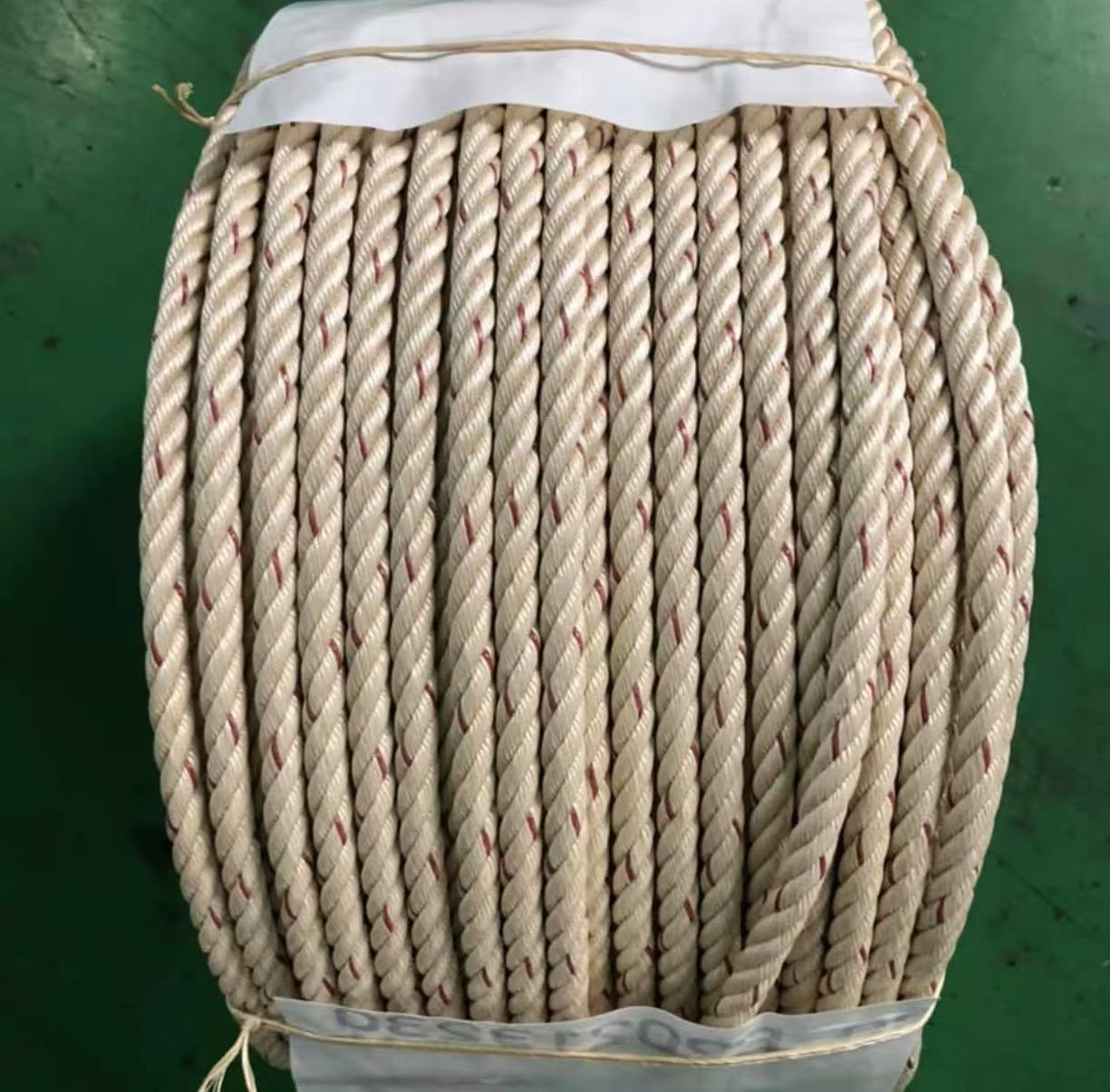 Wholesale PP 3 Strands Rope Plastic Twisted Fishing Ropes Packaging for Aquaculture Cargo Securing