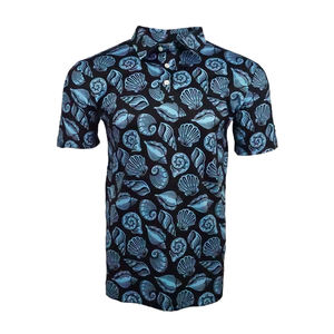 OEM de haute qualité 88 polyester 12 spandex allover athlétique vêtements de golf imprimé pull polo tricoté polo pour hommes - Product Image 3